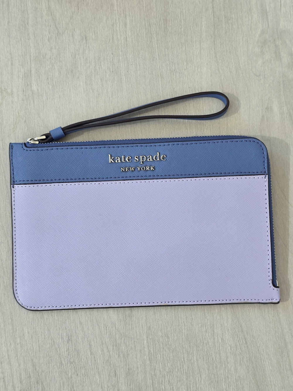 Kate Spade Two-Tone Blue & Lavender Wristlet
